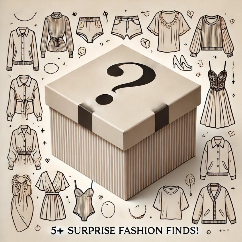 Mystery Fashion Box – 5+ Surprise Items! 🎁Choose your clothing size